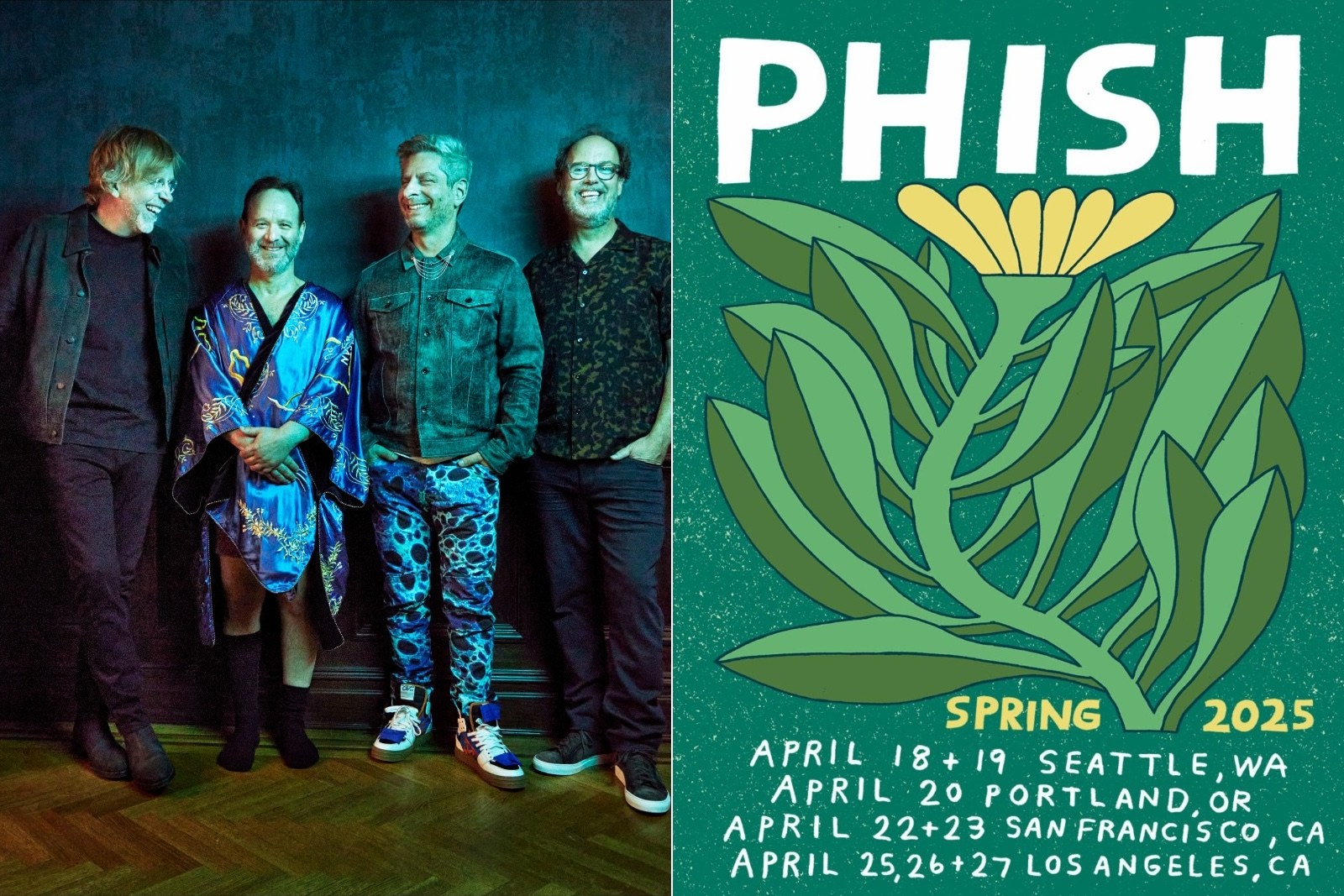 Phish Plots 2025 West Coast Tour to Aid Victims of L.A. Wildfires